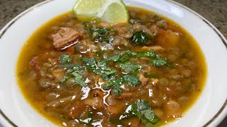 HOW TO MAKE MEXICAN LENTIL SOUP | MY WAY |