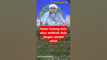 Hutang vs. Sedekah: Mana yang Harus Didahulukan? #buyayahya #kajianislam #shorts