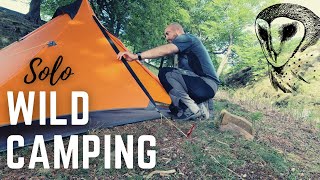 Solo Wild Camping in Owl Wood in the Naturehike Spire