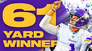 Vikings Walk Off On Joseph's *GIANT* 61-yard FG!