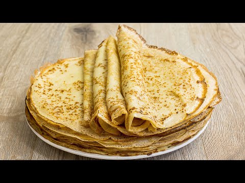 Главные СЕКРЕТЫ и Хитрости Приготовления Вкусных БЛИНОВ 🥞Тесто для БЛИНЧИКОВ!