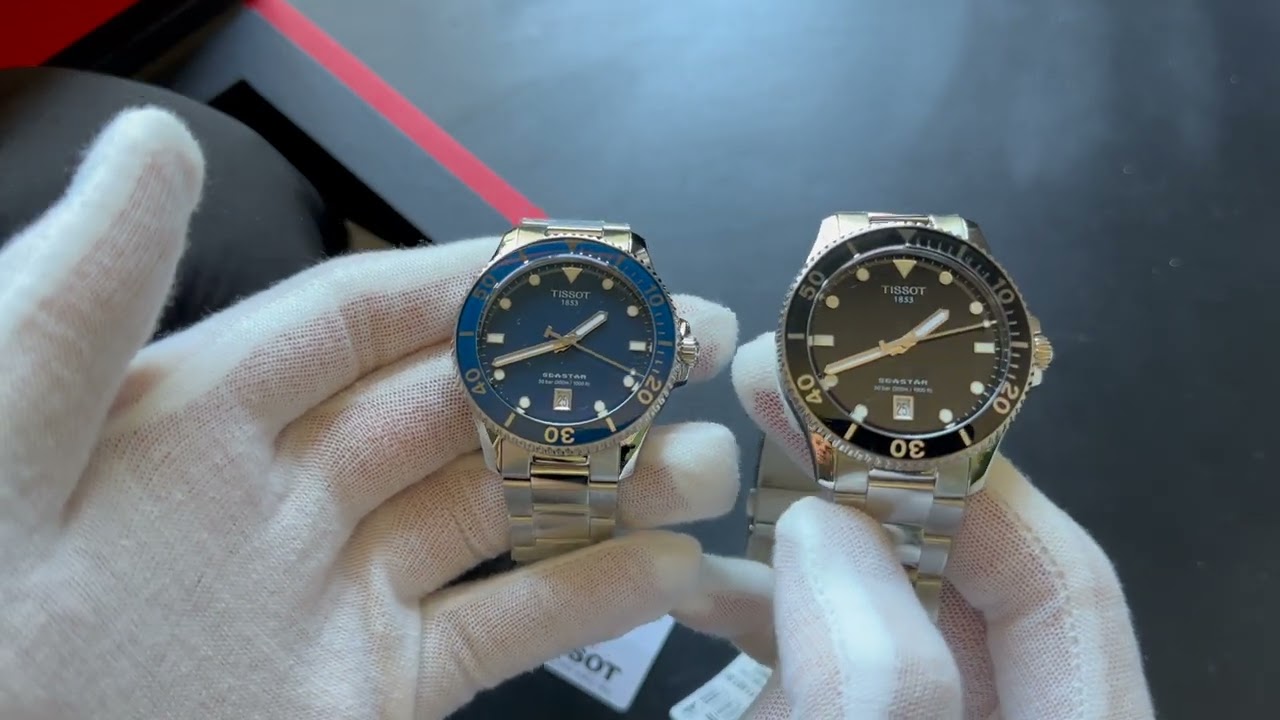 Tissot Seastar 1000 40mm T-Sport | Blau | Schwarz |  T1204101105100 und  T1204101104100