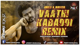 Vaathi Kabaddi - Ghilli X Master | PranaVi's Creation | Thalapathy Birthday Special Remix