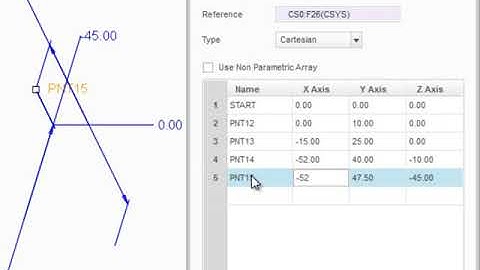 Tutorial  Creating Points using an Offset Coordinate System - Creo