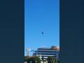Helicopter landing at hospital