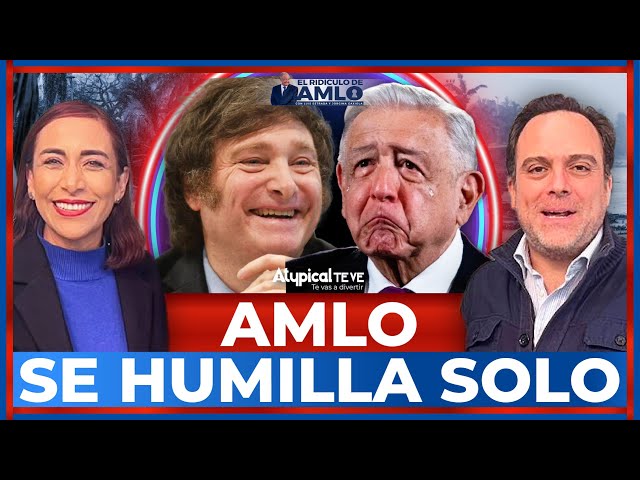 ¡LE CAYÓ el KARMA! AMLO ENTRA en PÁNICO y se AUTOTROLLEA al INTENTAR ATACAR a JAVIER MILEI