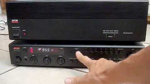 ADCOM GTP-450 Tuner with GFA-545 II Power Amplifier great sound