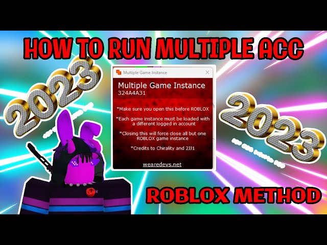 HOW TO GET MULTIPLE ACCOUNTS ON AT ONCE(MULTI GAME INSTENCE) (ft