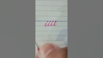 How to write English cursive writing | Join letters connections a a-z | Cursive handwriting tutorial