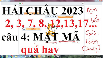 Hướng Dẫn Lập Trình Scratch Cách TÌM MẬT MÃ | VDD SHOA
