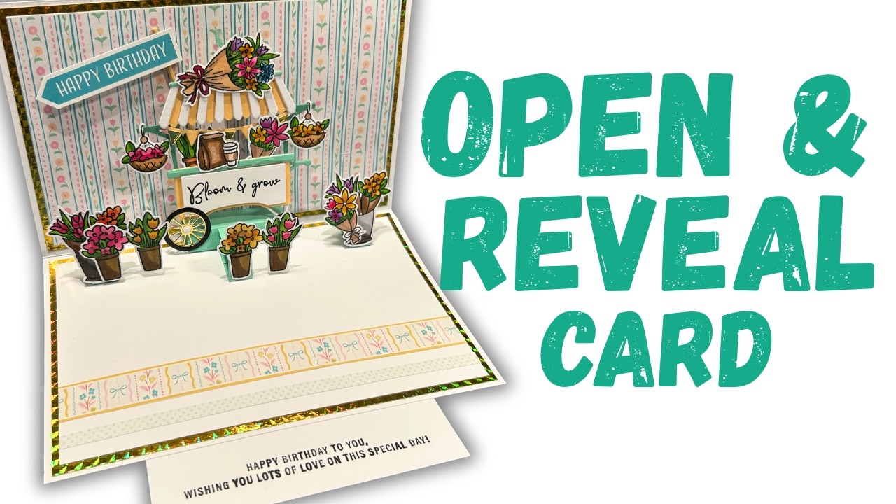 Thumbnail for Ever made an Open & Reveal Card? TRY ONE TODAY! No Dies Needed!