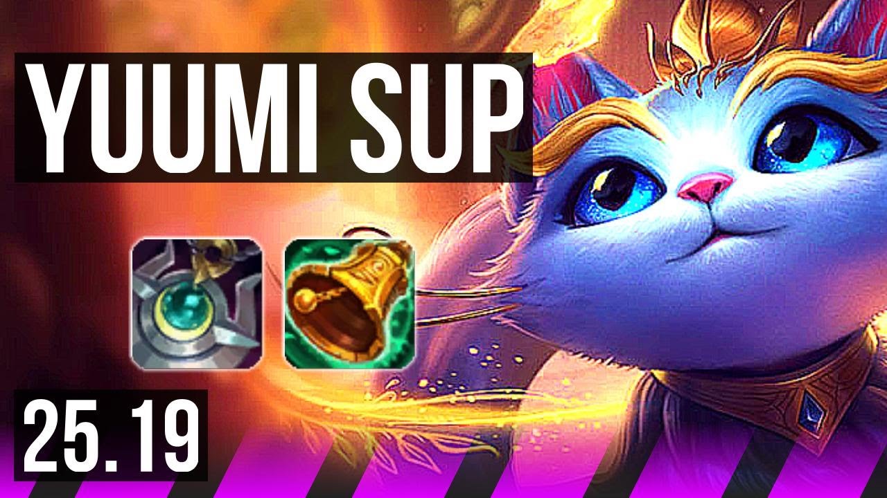 YUUMI & Tristana vs MEL & Jhin (SUP) | KR Diamond | 25.19