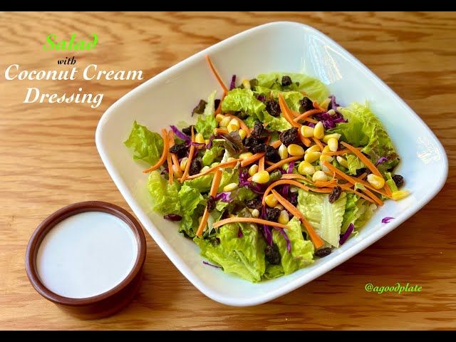 coconut cream salad dressing Salad Coconut Cream Dressing