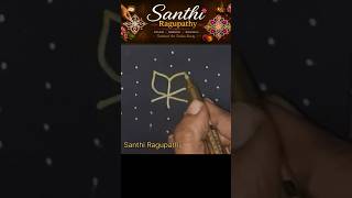 7×4 Dots Rangoli Design | Easy Daily Muggulu for Beginners | Small kolam #muggulu #rangoli #viral