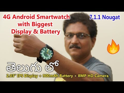 4G Android Smartwatch with Biggest Display & Huge Battery in Telugu