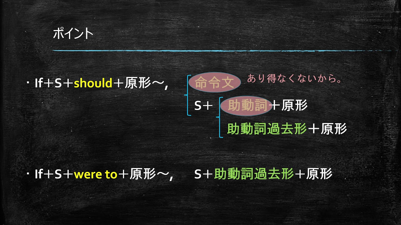 仮定 法 should