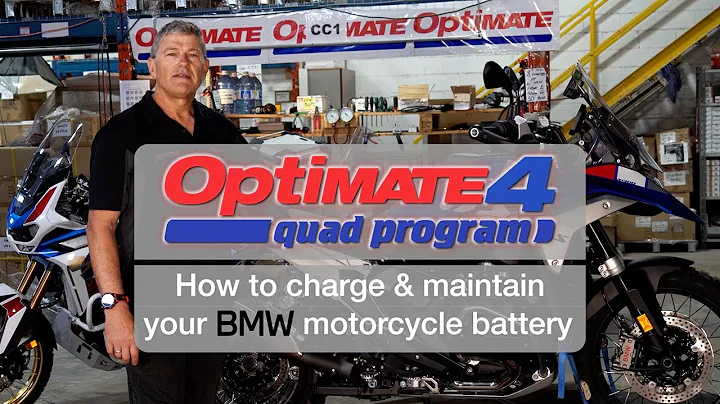 OptiMate 4 Quad Program: How to Charge & Maintain Your BMW Motorcycle Battery