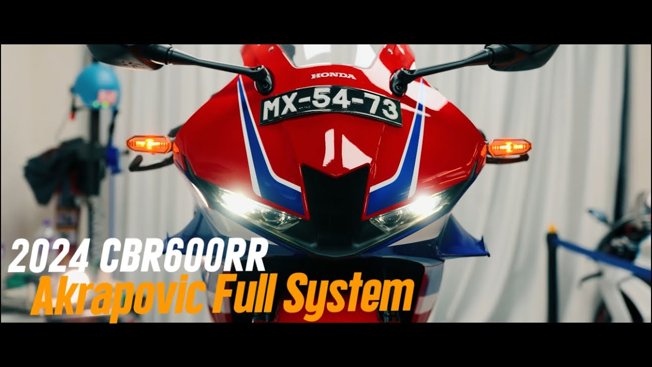 2024HONDA CBR600RR Akrapovic exhaust Full System