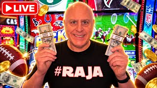 🔴 My LIVE SLOTS Game Day in the High Limit Room at Agua Caliente Casino! - RAJA screenshot 1