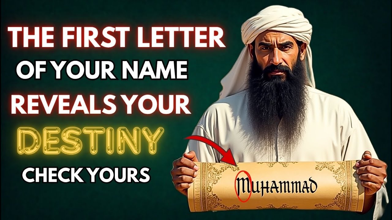 WHAT THE FIRST LETTER OF YOUR NAME MEANS WILL SURPRISE YOU - ISLAM ...