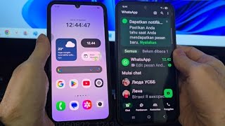 Cara ganti notifikasi wa di hp Samsung A07 | Cara mengganti nada dering WhatsApp di hp samsung a07