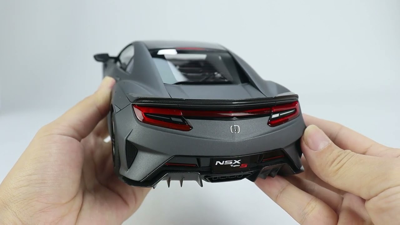 TopSpeed -1:18 Honda NSX Type S 2022 Gotham Gray Matte (TS0425) available  now