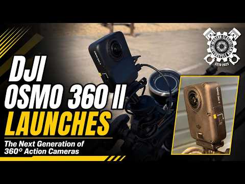 DJI Osmo 360 II Revealed | The Next-Gen 360° Action Camera for MotoVloggers