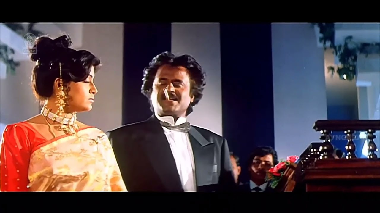 Mannan movie BGM  Maestro Ilaiyaraja  Rajinikanths stylish acting  Vijayashanti