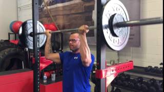 Scrape The Rack Reverse Shoulder Press