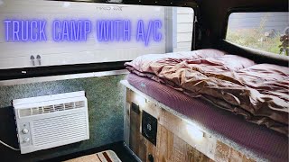 DIY Air Conditioner setup for SUMMER Truck Camping!