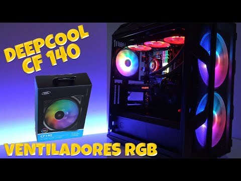 Unboxing Ventilador RGB DEEPCOOL CF140 | Silencioso y Eficaz