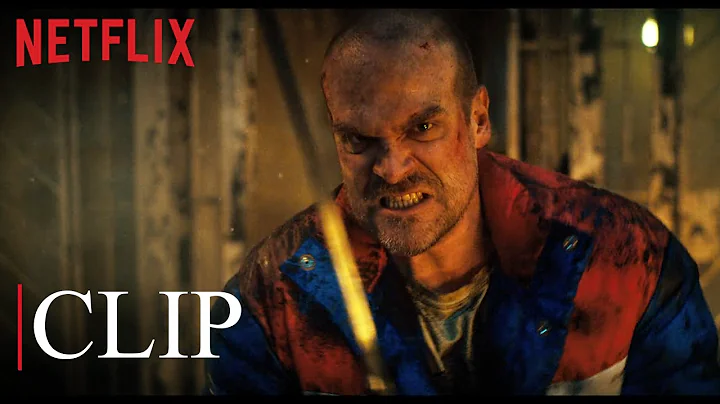 Hopper vs Demogorgon Battle Scene Stranger Things Season 4 Episode 9 HD Clip