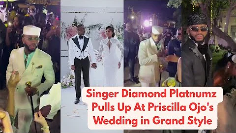 Singer Diamond Platnumz Pulls Up in Grand Style at Priscilla Ojo’s Wedding | New Song With Juma Jux
