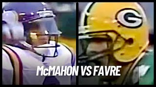 Veteran Jim McMahon Duels Young Brett Favre! (Vikings vs.Packers 1993, Week 16)