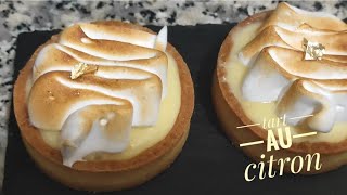 تارت الليمون بالميرانغ  الإيطالية| tart au citron meringuée recette facile meringue italienne