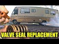 Valve Stem Seal Replacement || 88' Chevy P30 7.4L RV