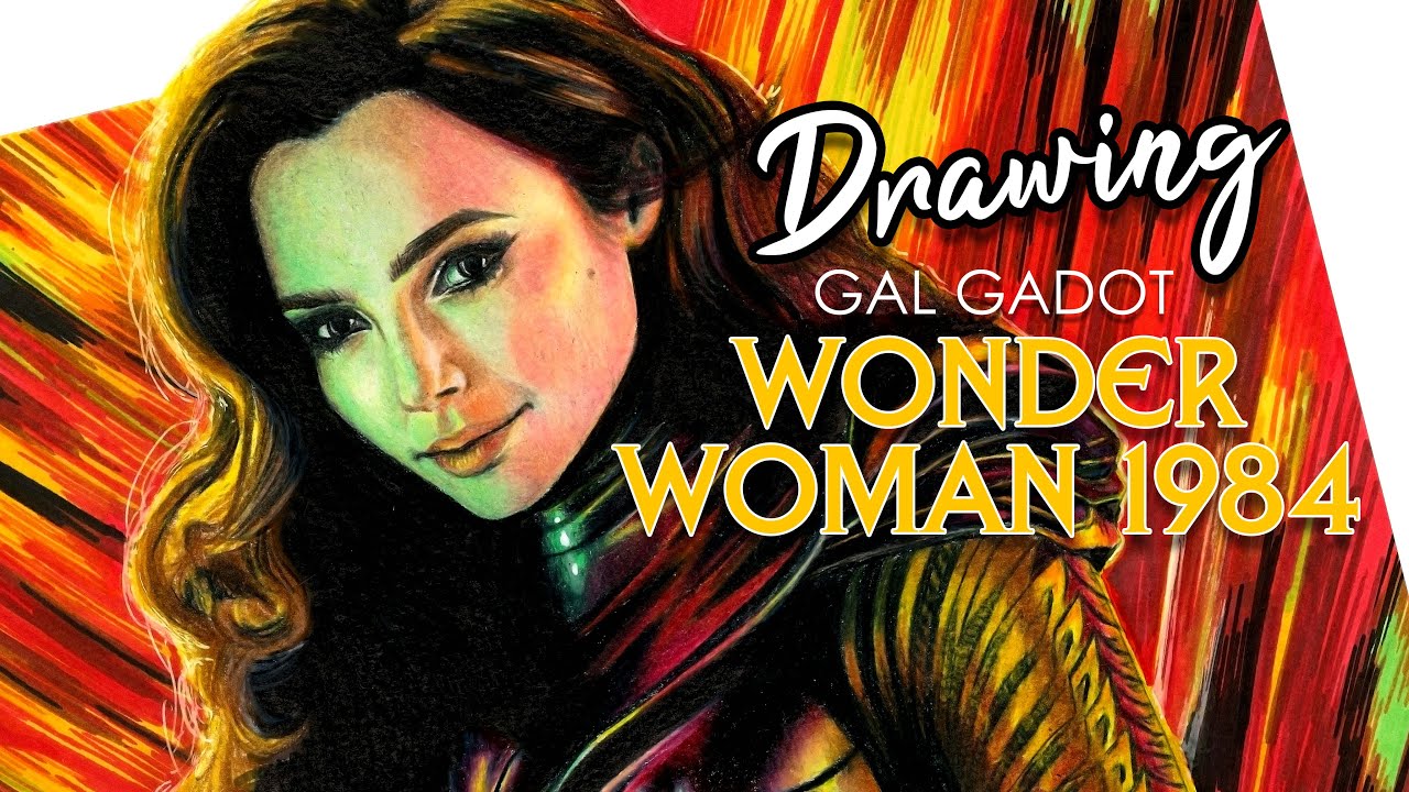 drawing-gal-gadot-wonder-woman-1984-movie-art-youtube