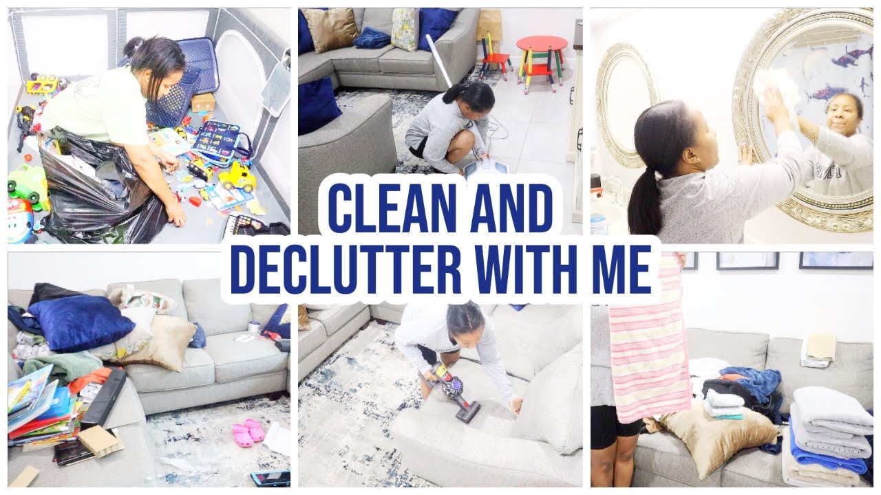 * NEW * MESSY HOUSE CLEAN AND DECLUTTER WITH ME | SUNDAY RESET CLEANING ...