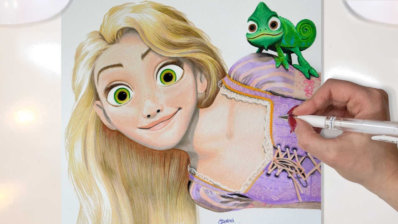 20 Rapunzel Drawing Ideas  How To Draw Rapunzel  DIYnCrafty