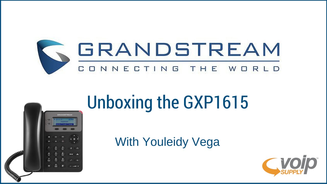 Grandstream GXP1615 Unboxing | VoIP Supply - YouTube