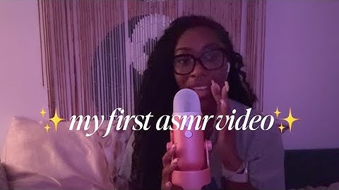 My First ASMR Video!!!✨