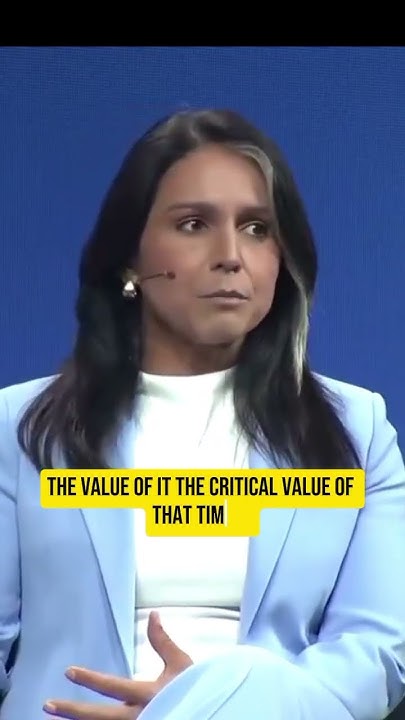 Tulsi Gabbard's HOT TAKE🔥 #shortsviral #trump #bennyjohnson - YouTube