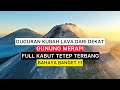 BAHAYA BANGET !!! DALAM KABUT MERAPI BAGAIKAN DILEMPAR LEMPARI BATU