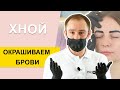 Окрашивание бровей хной Permanent lash&brow для светлых шатенок. Новичкам поэтапный видеоурок.