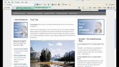 Tutorial on Wordpress CMS 3.0 - Managing Imags - Part 2