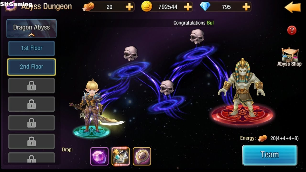 Lineage War Gameplay 7 Abyss Dungeon 2nd Floor