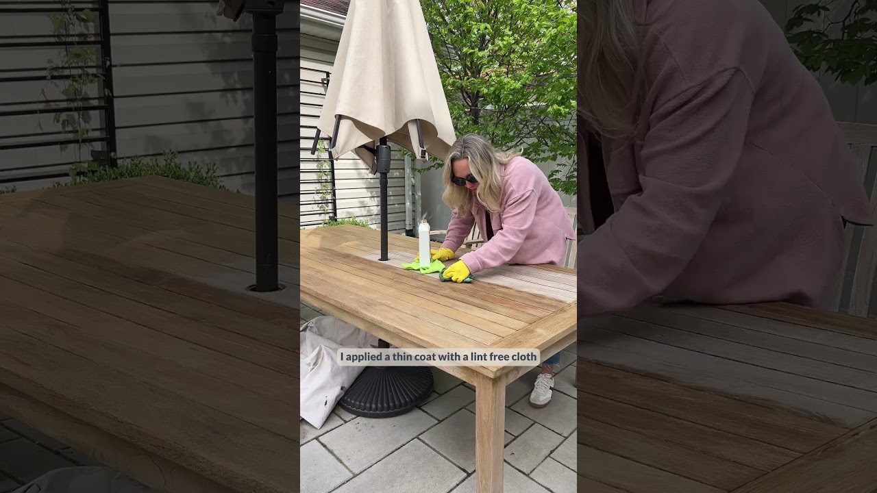 How to Clean Teak Outdoor Furniture (Maintenance Guide)