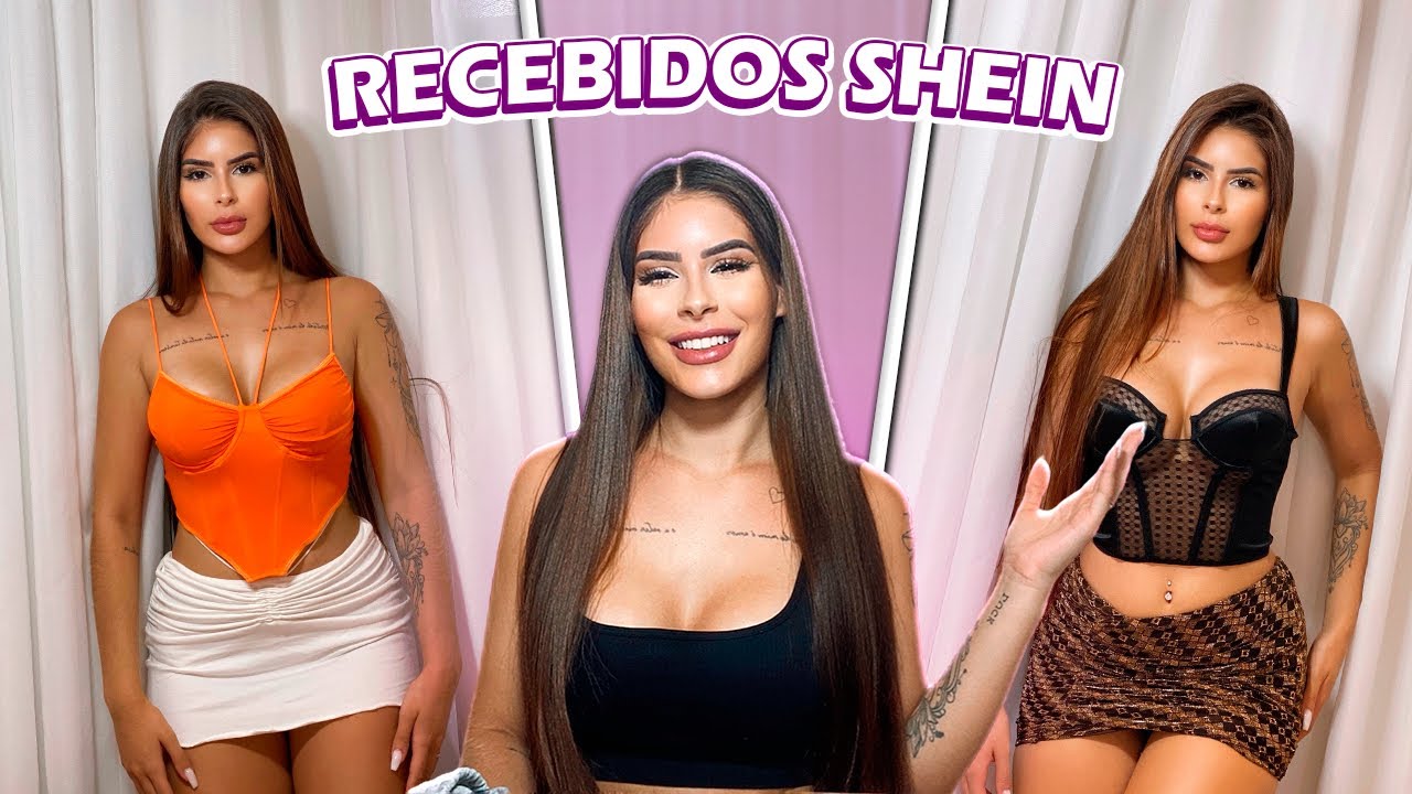 Recebidos da SHEIN (mostrei as peças no corpo) - Muita coisa LINDA!!!!