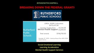 Rutherford Public Schools + Federal Grant Funding [ SEL ]
