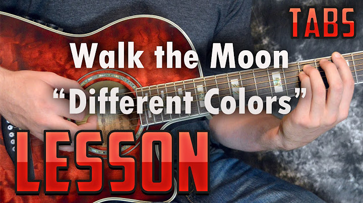 Different Colors Guitar version - Guitar performance video thumbnail